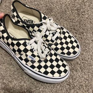 Checkered vans